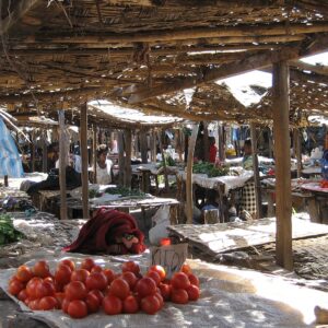The marketplace in Mansa, Luapula Province, Zambia.