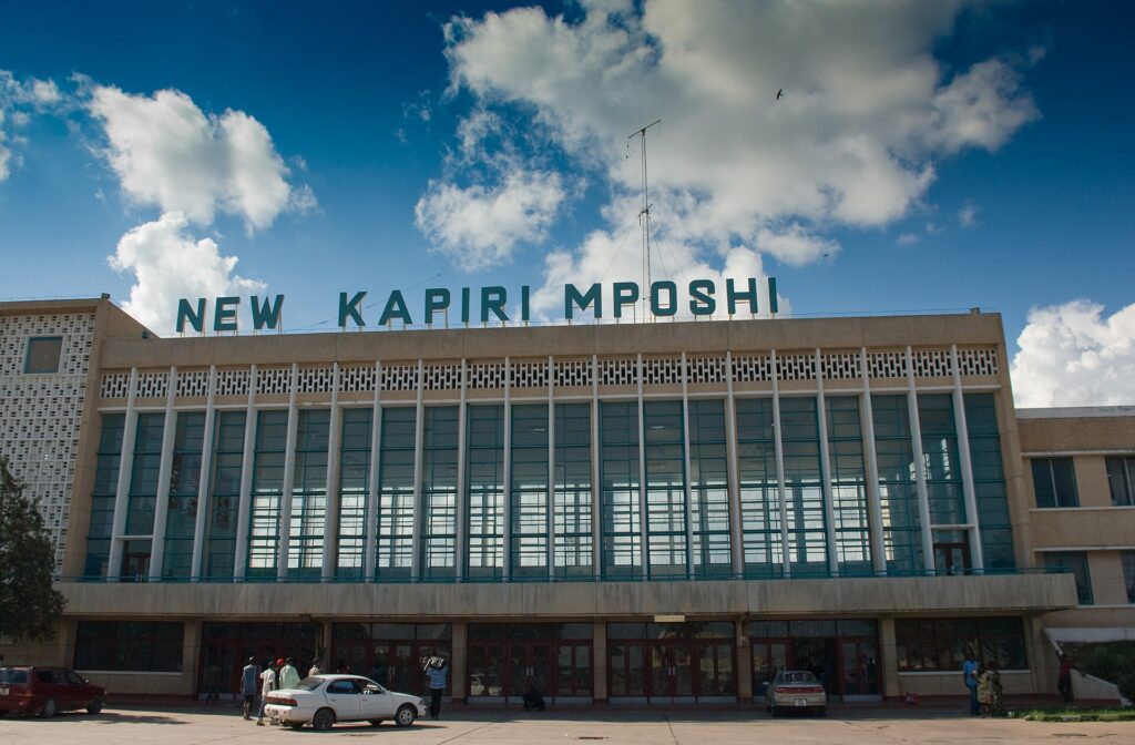 New Kapiri Mposhi railway station, the TAZARA terminus in Central Province, Zambia.