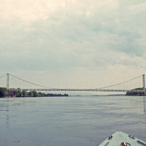 The Chirundu bridge over the Zambezi at Chirundu, Zambia.