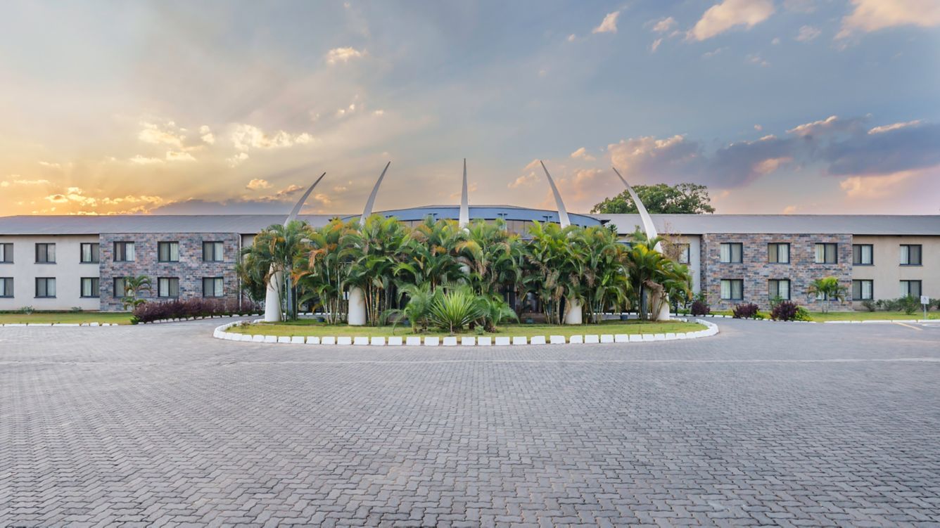 Ndola, la zona que rodea el Protea Hotel.