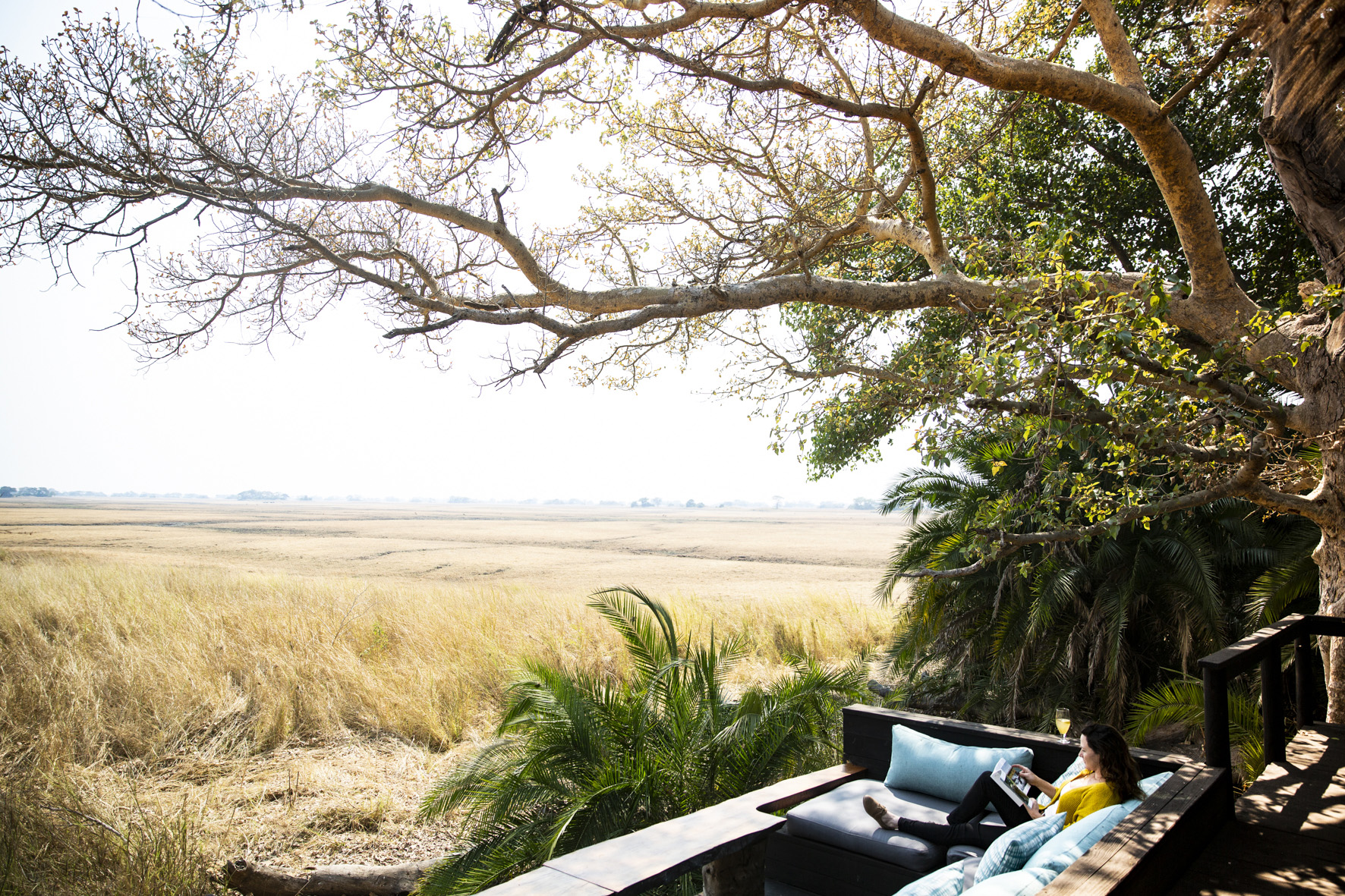 Shumba Camp nelle Busanga Plains, nel Kafue National Park, Zambia.