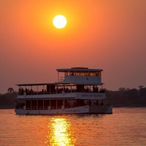African Queen Sunset Cruise On The Zambezi River