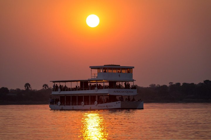 African Queen Sunset Cruise On The Zambezi River