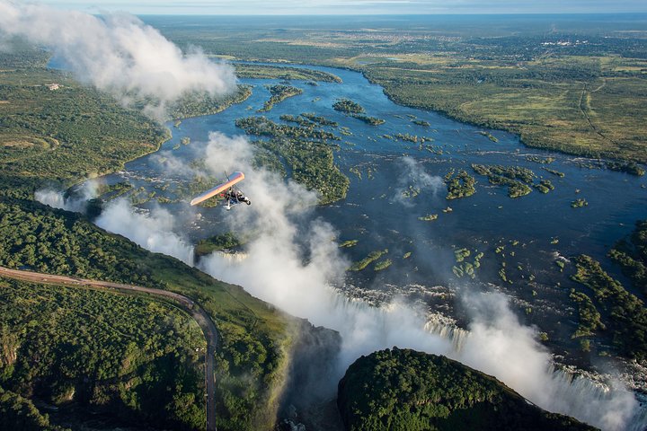 Private Microlight Flight above the Falls