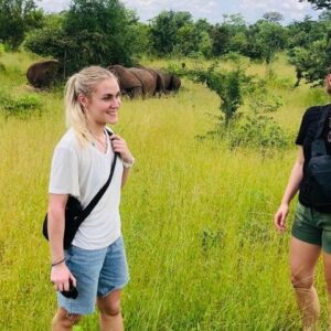 Rhino Safari Walk in Livingstone Zambia
