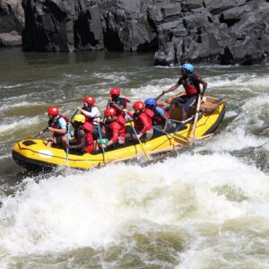 Zambezi Whitewater Rafting White Rhino Walking Safari Combo Tour